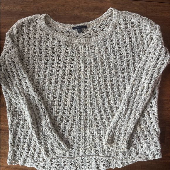 American Eagle Outfitters Textured Knit Sweater - Gray - Picture 1 of 5